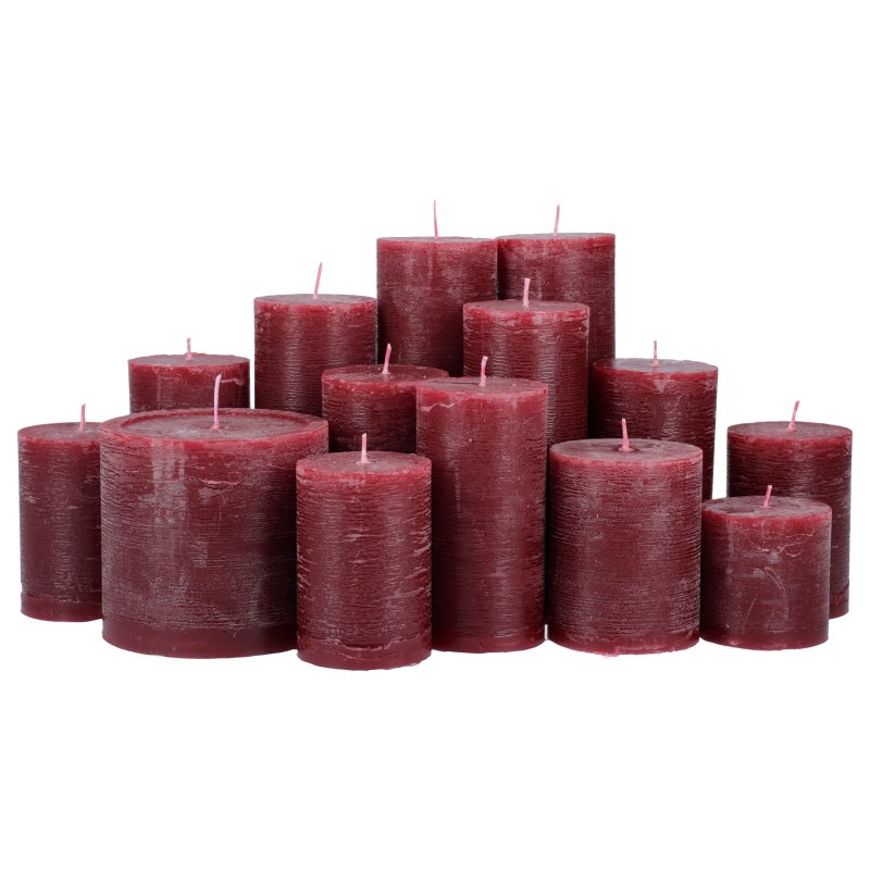 ca 20kg Marken Qualitäts Stumpen Kerzen Mix Kerze Sonderposten Posten A-Ware Neu 